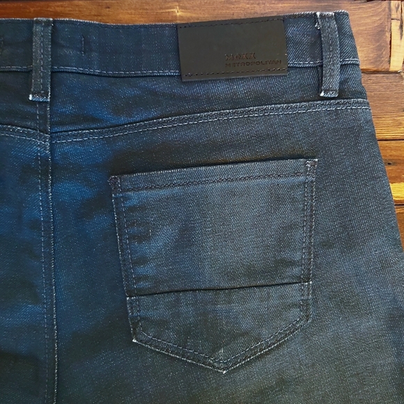 Mexx jeans womens 8 dark blue dressy boot cut Metropolitan - Picture 7 of 7